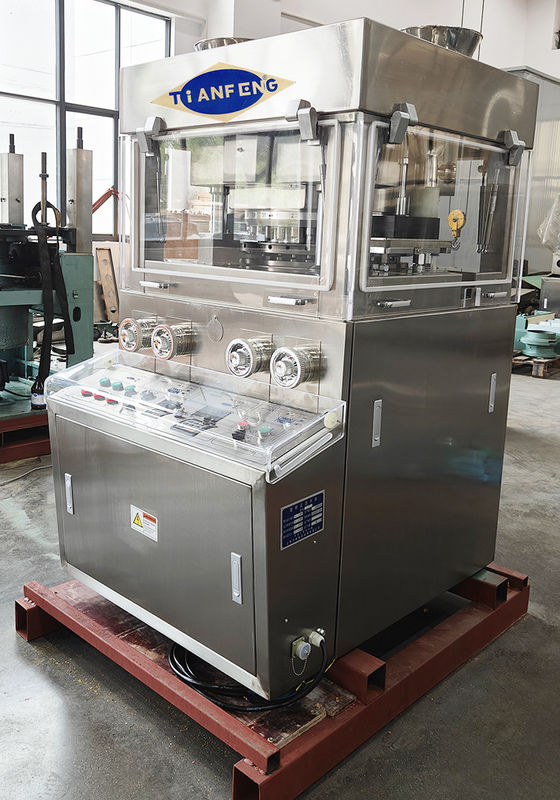 ZPW31 двухслойный роторный тип машина для таблетирования таблеток 60000 штук/час с 2 принудительными питателями