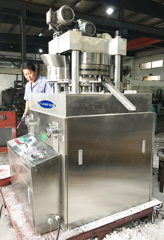 Шанхай Tianfeng Zpw25 Новое исследование уникальная керамическая кубическая пресс-машина нестандартный пресс-пилюль