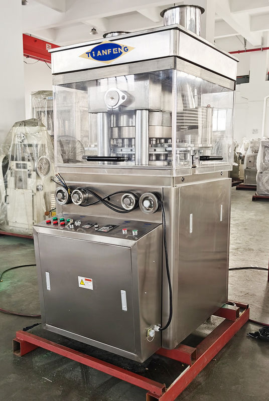 Фармацевтическая пресс-машина для таблеток ZP23 ZP25 ZP27 7.5KW GMP Требование Большая пресс-машина для таблеток