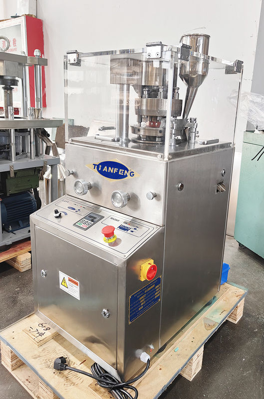 220V/380V питание таблетки пресс-машина с максимальным давлением 60KN и максимальной глубиной заполнения 15 мм