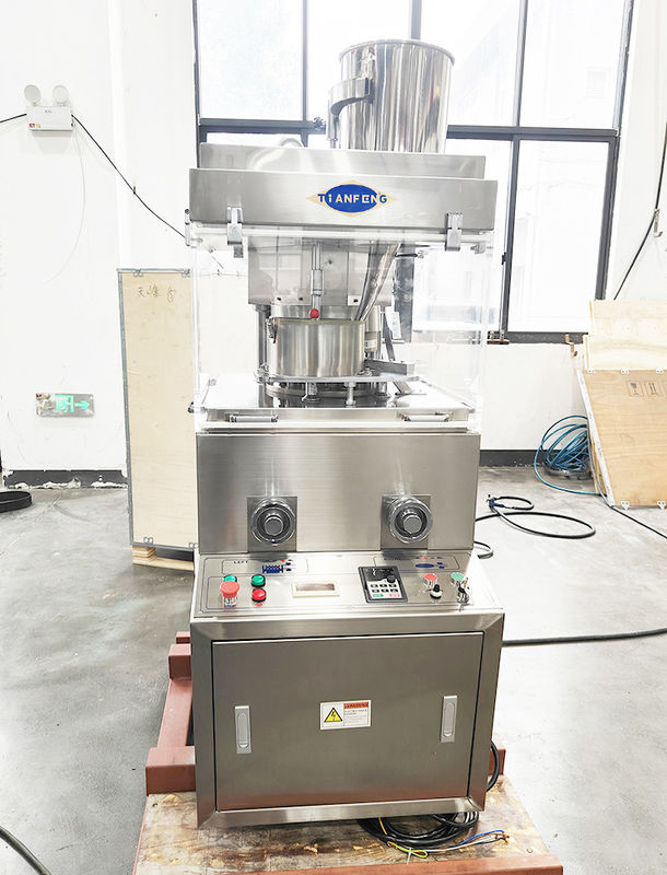 2.2KW Мощность вращающаяся таблетка прессовая машина для быстрого и точного производства ZPW17D с принудительным кормильцем