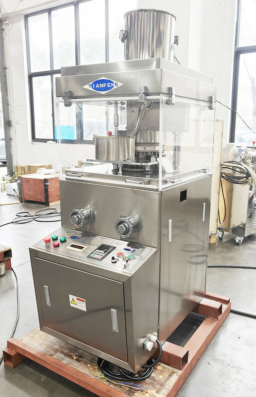 10000-42000 штук/час Мощность вращающаяся таблетка прессовая машина с 380V напряжением и 20-37RPM Максимальная скорость башни