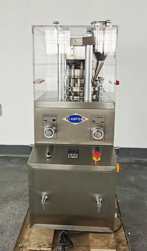 Машина для прессы таблеток Машина для сжатия таблеток с максимальным диаметром 20 мм и скоростью вращения башни 0-36 р/мин