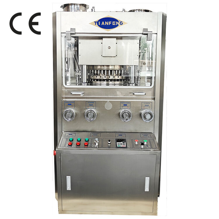 Rotary Tablet Press Machine ZP45A with 100 kN Maximum Pressure, 243,000 Tablets per Hour and 7.5KW Power (Ротационный планшетный пресс-машина ZP45A с максимальным давлением 100 кН, 243,000 планшетов в час и мощностью 7,5 кВт)